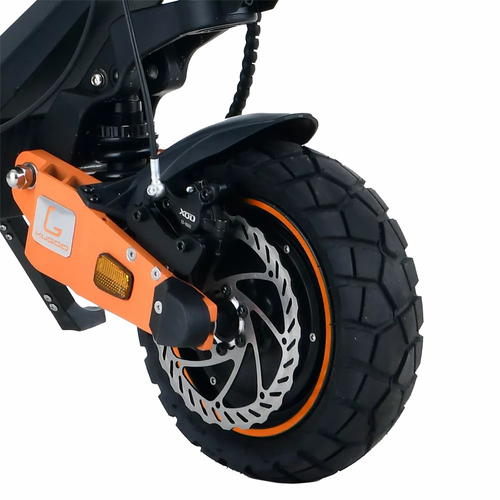 Мощный электросамокат Kugoo Kirin G2 PRO MAX 2х800w VP-62830119 заднее колесо слева