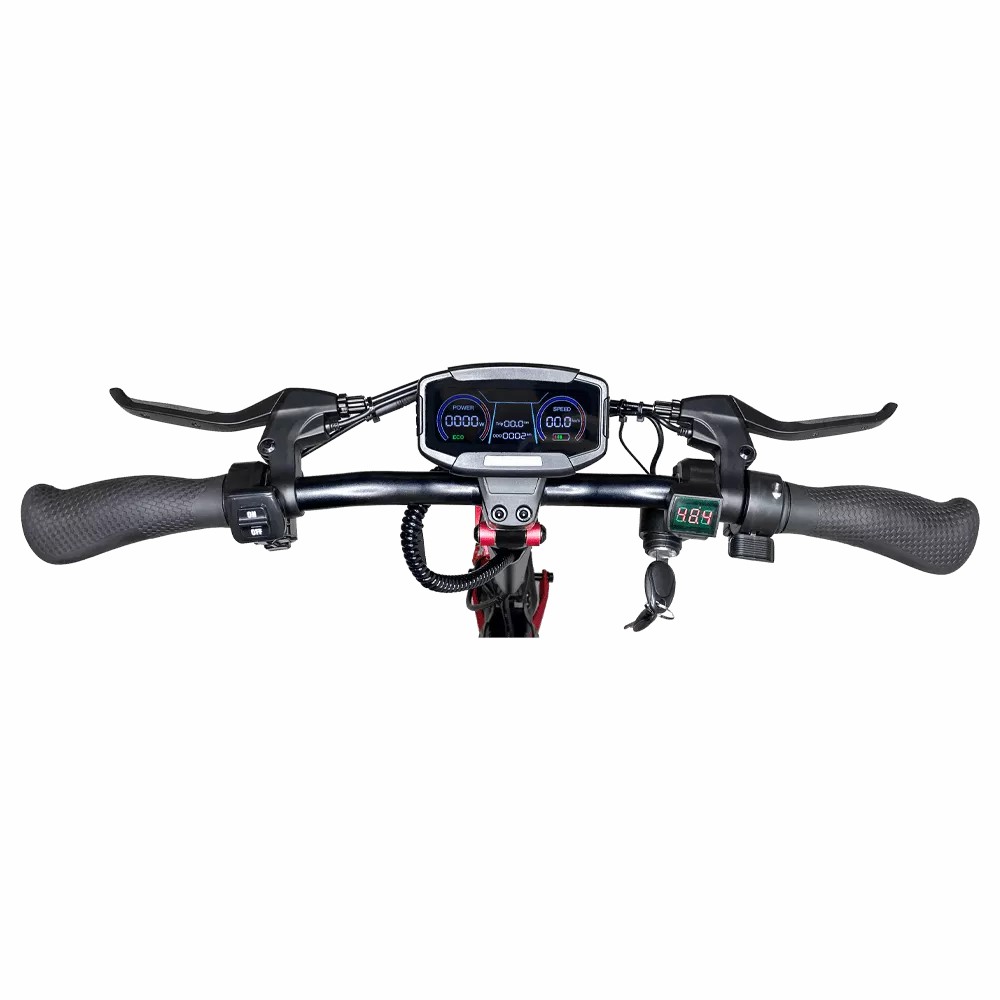 Скоростной электросамокат с сиденьем Kugoo Kirin G2 PRO VP-12688647 руль