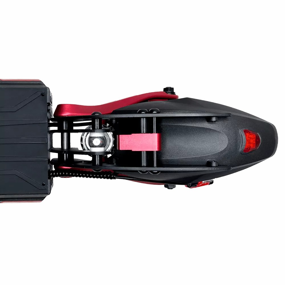 Скоростной электросамокат с сиденьем Kugoo Kirin G2 PRO VP-12688647 задняя часть вид сверху