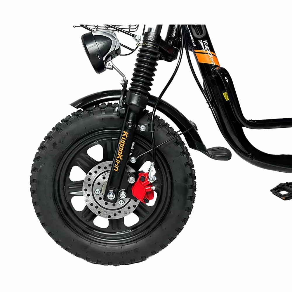 Электровелосипед с корзиной Kugoo Kirin V3 Pro VP-80436728 передние тормоза