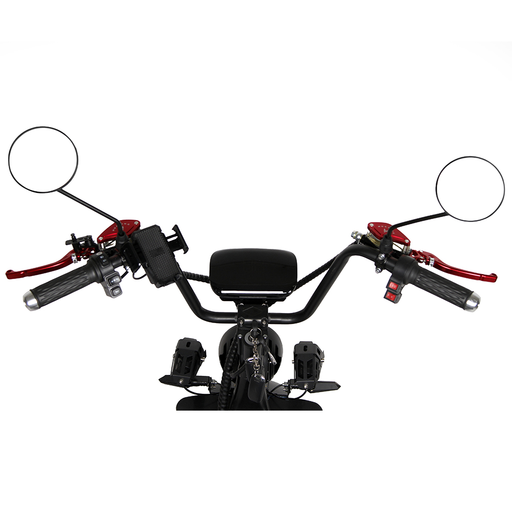 Электроскутер трехколесный Ikingi X7 PRO Trike VP-02306008 руль с зеркалами
