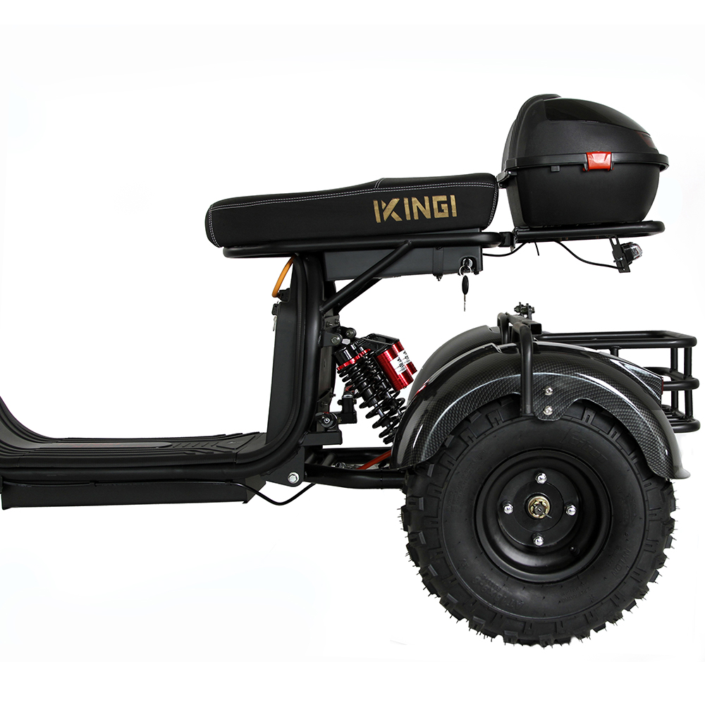 Электроскутер трехколесный Ikingi X7 PRO Trike VP-02306008 задняя часть