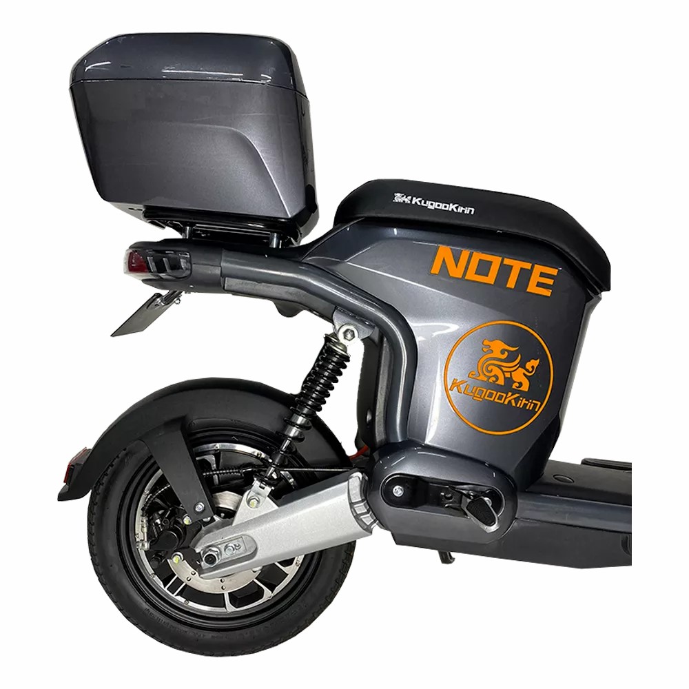 Электроскутер Kugoo Kirin Note черный VP-15661864 задняя часть