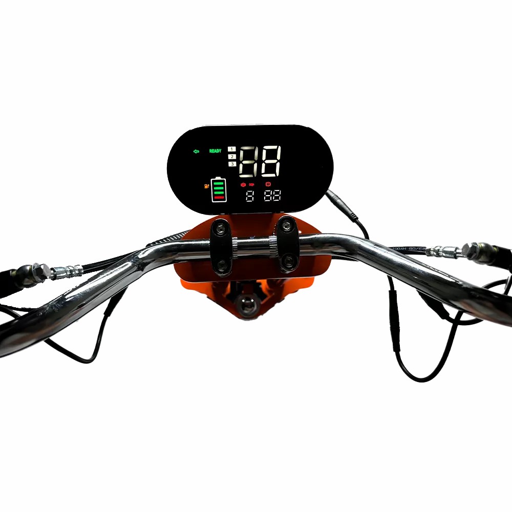 Мощный электроскутер Kugoo Kirin C2 PRO 1200W VP-77952869 дисплей