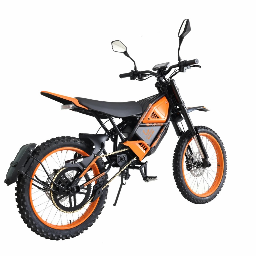Электропитбайк Kugoo Kirin Wish 02 VP-06795906 вид сзади сбоку